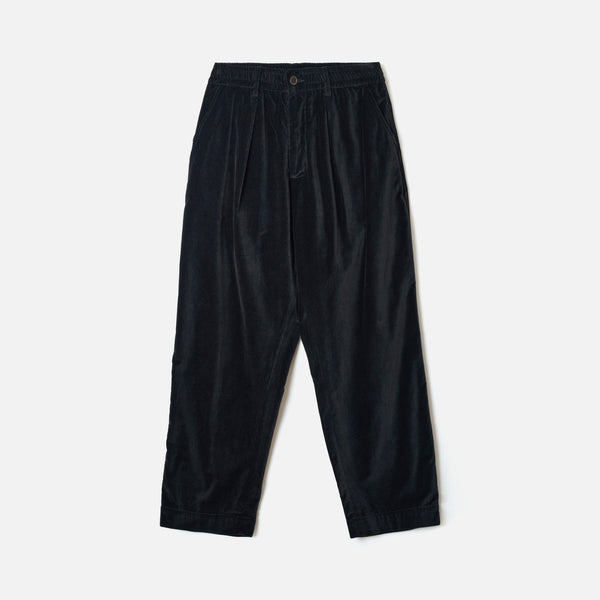 UNIVERSAL WORKS Oxford CPH Velvet Trousers in Black