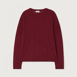 AMERICAN VINTAGE Toima High Neck Lightweight Jumper in Acerola Melange