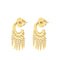 TALIS CHAINS Spike Drop Earrings in Cubic Zirconia