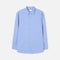 UNIVERSAL WORKS Square Pocket Brushed Flannel Shirt in Blue