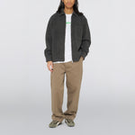 EDWIN Snug II Long Sleeve Overshirt in Dark Grey