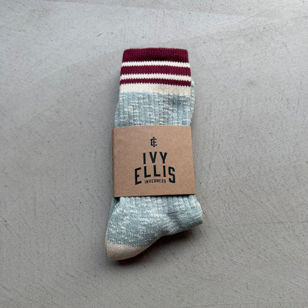 IVY ELLIS Mens Highland Coastline Socks in Sanna