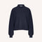 BY-BAR Sammie Merino Wool Roll Neck Jumper in Midnight