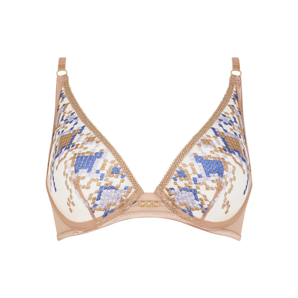 AUBADE Poetic Delights Underwired Triangle Bra in Skyway