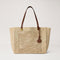 MULBERRY Crochet Tote  in Natural Crochet Raffia