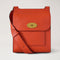 MULBERRY Small Antony Small Classic Grain Messenger in Coral Orange