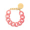 VANESSA BARONI Mini Flat Chain Bracelet in Watermelon Marble