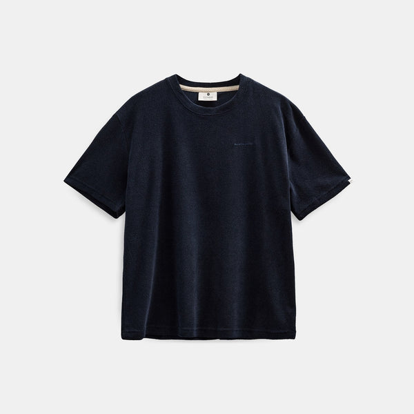 ANERKJENDT Akvillads Frotte T Shirt in Sky Captain