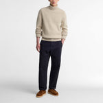 BARBOUR Northcliffe Submariner Roll Neck Jumper in Fog