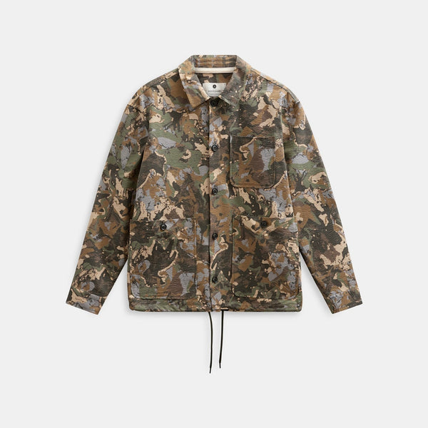 ANERKJENDT Akodin Camo Tec Overshirt in Forest Night