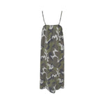 BLACK COLOUR BCMinna Maxi Strap Dress in Camoflage