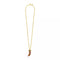 TALIS CHAINS Shark Tooth Pendant Necklace in Red Watermelon Skin