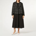 MARINA RINALDI Saggina Check Blazer in Black