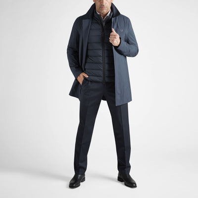 UBR Sky Fall Coat in Navy