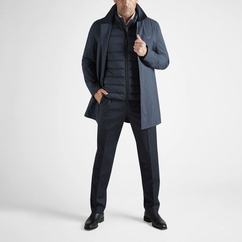 UBR Sky Fall Coat in Navy