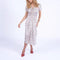NEW DAY ORIGINALS Babbington Satin Viscose Dress in Strawberries & Cream