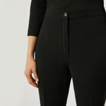 MARINA RINALDI Ravel Triacetate Cady Trousers in Black