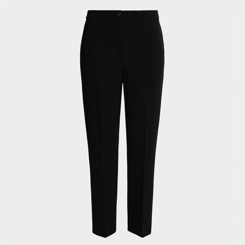 MARINA RINALDI Ravel Triacetate Cady Trousers in Black