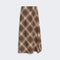 WEEKEND MAX MARA WKDLanoso Wool Twill Skirt  in Brown Tartan
