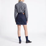 ARTLOVE Olalie Tie Neck Blouse in Navy