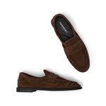 PAVEMENT PAElmira Suede Loafers in Brown Suede