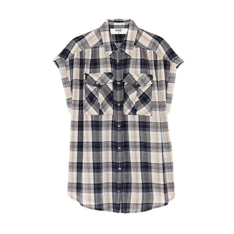 FIVE Clementine Chemise in Navy