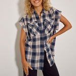 FIVE Clementine Chemise in Navy