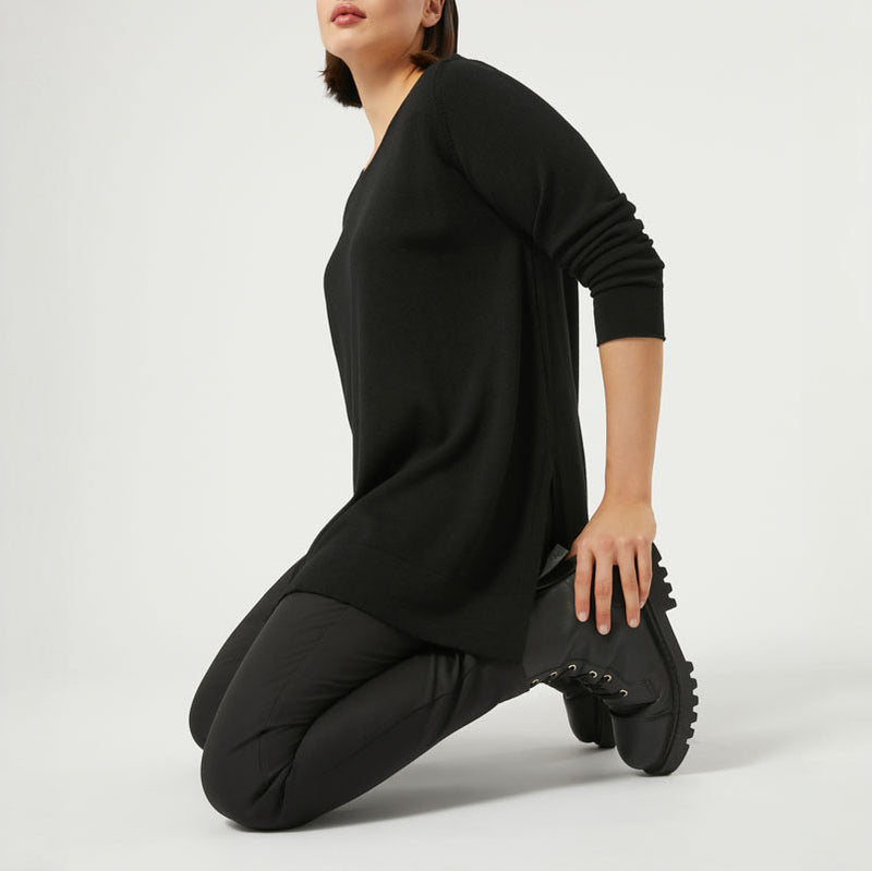 MARINA RINALDI Aly Wool Jumper in Black