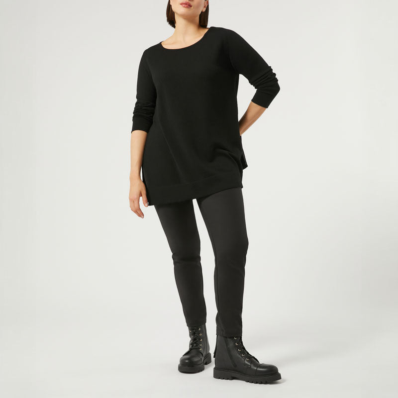 MARINA RINALDI Aly Wool Jumper in Black