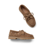 PAVEMENT PAAlvina Suede Loafers in Taupe Oil