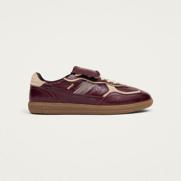 ALOHAS Tb.490 Club Onix Patent Leather Sneakers in Deep Burgundy