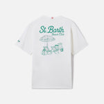 MC2 SAINT BARTH Portland Plage T Shirt in White