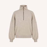 BY-BAR Roos Sparkle 1/2 Zip Jumper in Gold