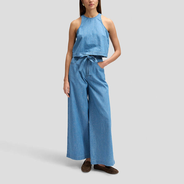 LEE Boxy Sleeveless Top in Companion Piece