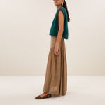 BY-BAR Noby Coco Spencer Knitted Vest in Dark Green