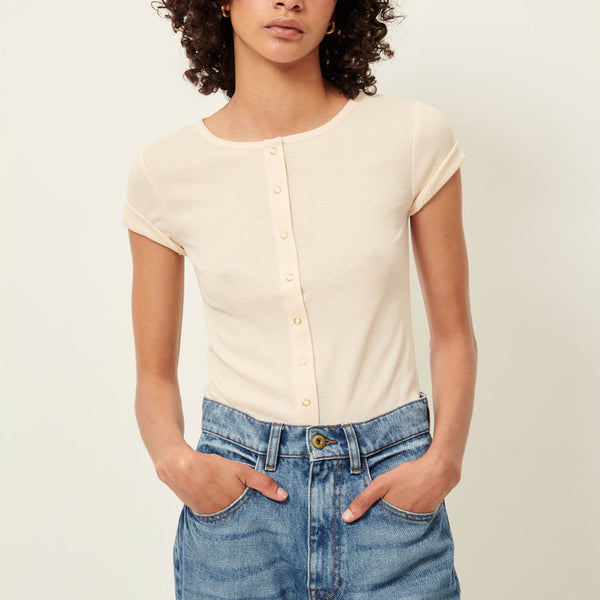 SESSUN Clark T Shirt in Flower of Salt