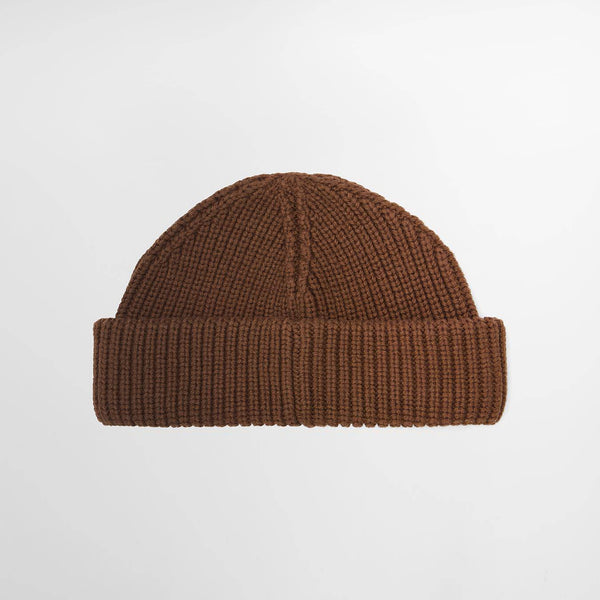 BARBOUR Mosely Beanie Hat in Soil