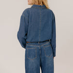 ARTLOVE Traute Denim Blouse in Blue