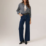 ARTLOVE Claire Striped Shirt in Navy