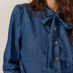 ARTLOVE Clemence Denim Shirt in Denim Blue