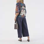 ORFEO Arizona Embroidered Shirt with 3/4 Sleeves in Pink Check