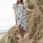 MARBLE Easy Dress in Leaf
