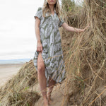MARBLE Easy Dress in Leaf