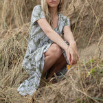 MARBLE Easy Dress in Leaf