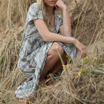 MARBLE Easy Dress in Leaf