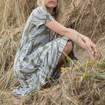 MARBLE Easy Dress in Leaf
