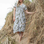 MARBLE Easy Dress in Leaf