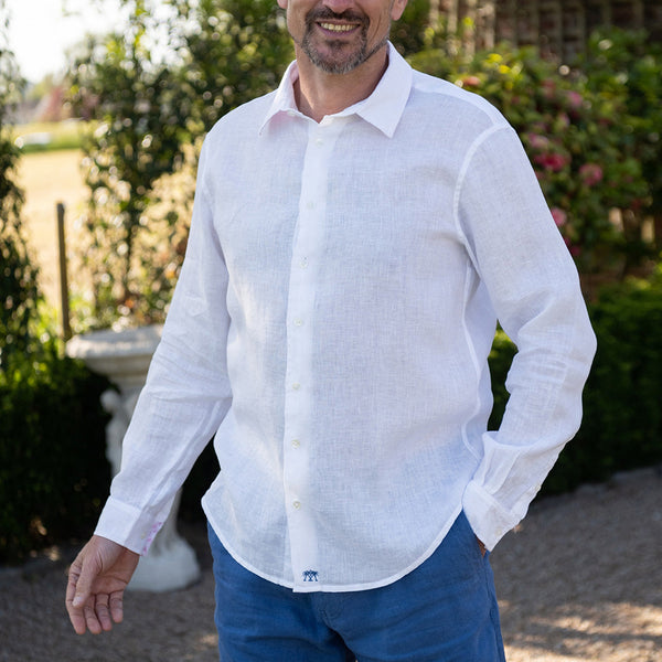 PINK HOUSE MUSTIQUE Classic Shirt in White