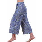 MARBLE Floaty Summer Trousers in Blue Combo