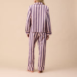 TBCO. Cotton Pyjamas in Pink/Purple Stripe